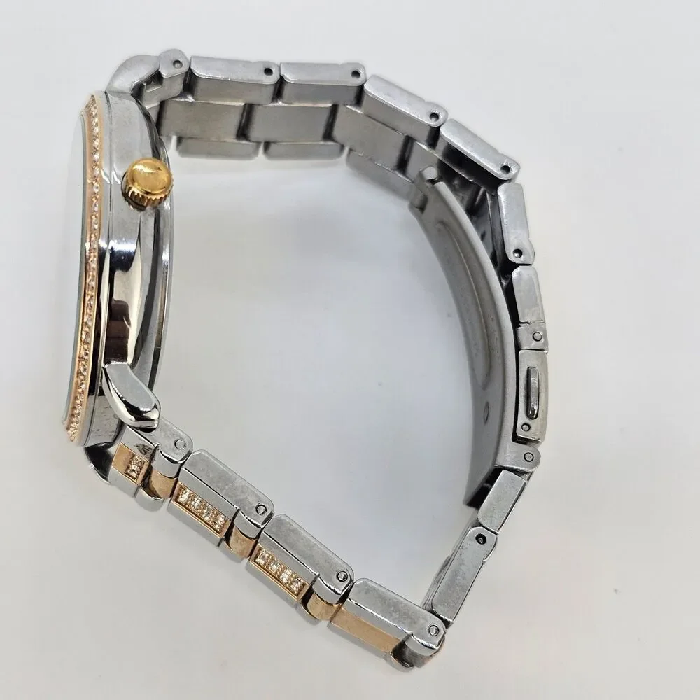 Jennifer Lopez Women's Watch 38MM Gray Dial Two Tone Bracelet 5.5